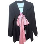 Beulah  Cut Out Back Blazer with Pink Bow cocktail dress size L NWT Photo 10