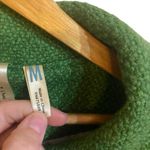 Anthropologie  IF Kelly green flower appliqué suit jacket blazer wool blend short Photo 3