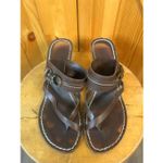 Bernardo  Sandals Pumps Brown Leather Round Toe Size 9M Photo 1