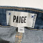 Paige Verdugo Crop Jeans Keely Destructed Size 29 Mid Rise Skinny Distressed Photo 2