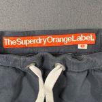 Superdry  Orange Label Womens S Faded Gray Blue Slim Fit Fleece Joggers Photo 7