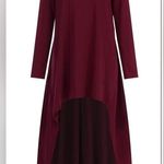 Zanzea  Deep Red Hooded Top size S Photo 2