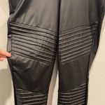 Torrid Black Faux Leather Moto Leggings Photo 5
