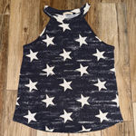 Twenty Second  Star Print Halter Neck Knit Sweater Top Photo 0