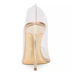NEW Jessica Rich NUDE leather and polyurethane stiletto pumps White Size 6 Photo 6