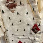 Jennifer Moore  Adventure Vintage Yellow Outdoors Long Sleeve Button Down Shirt Photo 3