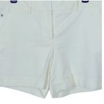 Apt. 9  Mid-Rise White Chino Shorts NWT Size 10 — Rolled Cuffs, 5" Inseam Photo 2