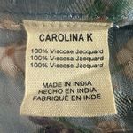 Carolina K Pant Floral Jacquard Jumpsuit Pantsuit Medium Blue Photo 13