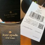 Kate Spade  "LENA" TRIPLE COMPARTMENT BLACK PEBBLED LEATHER SHOULDER BAG NWT Photo 7