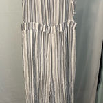 Altar'd State Altard State Jumpsuit Size Large blue stripes Photo 0