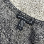 Eileen Fisher Organic Linen Blend Longsleeve Open Front Long Cardigan Knit M Photo 11