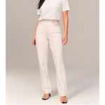 Abercrombie & Fitch NWT 90s Relaxed Curvy Love High Rise Faux Leather Applique 6 Photo 4