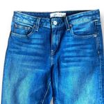 Trave Bradshaw Low Rise Slim Crop Jeans in Sweet Emotion Size 28 Frayed Hem Blue Photo 7