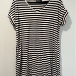 BTFBM Dress Womens Large Striped Stretch Travel Vacation Pockets Lightweight Photo 0