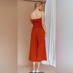 Saints + Secrets Saints‎ + Secrets Strapless Wide Leg Jumpsuit Size Medium NWT Photo 2