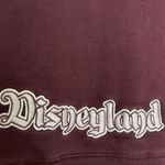 DISNEYLAND Vintage Tinker bell Hooded Sweatshirt Embroidered Skulls Purple SMALL Photo 7