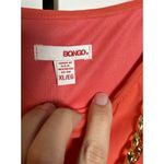 Bongo Women’s Coral /Black Chiffon Split Sleeve Blouson Dress Size XL Photo 7