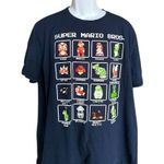 Unisex Pixel Super Mario Bros Throwback 90s Vintage Tee Shirt Photo 0