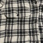 Madewell black white checkered large button up Photo 1