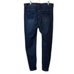 Between Us Distressed Skinny‎ Jeans Size 14 Dark Wash Denim Ripped Punk # Blue Photo 1