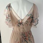 Jenny Yoo  Cassie floral flutter sleeve surplice gown Photo 8