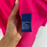 Apt. 9  Perforated Mesh Wide Short Sleeve Dolman‎ Knit Sweater Pink XXL Photo 5