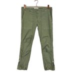 Nili Lotan Cropped French Military Pant In Camo Army Green Photo 5