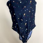 Summersalt Oasis Navy Stars Swim Bathing Suit Womens Size 4 Blue Photo 7