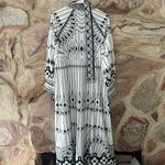 Commense Boheme Stand Collar Split Dress size xs Black Photo 5