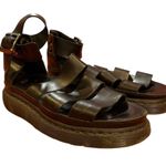 Dr. Martens Black Leather Clarissa Platform Gladiator Sandals Womens EU 37, US 6 Photo 7