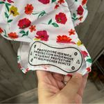 Lulus New! Lulu’s Shimmering Sun White Floral Print Lace-Up One-Piece Swimsuit Medium Photo 3