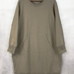 Universal Standard  Bree Sweatshirt Dress Womens M 18-20 Clean Girl Minimal Comfy Photo 0