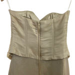 Scott McClintock Gown Millenium 2000 Y2k Lace Overlay Strapless Maxi 8 Photo 6