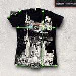 ★ Y2K Las Vegas Women’s All Over Print Shirt ★ Black Photo 4