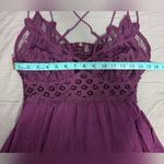 Free People  Adella Dress Women's Large Purple Photo 4
