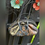 Nas Alentino Vintage Patchwork Style Crossbody Bag Iconic 80’s Faux Leather Black Photo 6