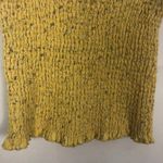 J. Galt Speckled Yellow Smocked Top Size One Size Photo 6