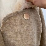 Ellen Tracy faux fur collar cardigan Photo 2