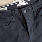 Levi's Premium 721 High Rise Skinny Black Distressed Jeans Photo 2