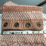 Simply Noelle Knit Scarf in Cider and White Photo 3
