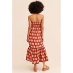 Free People Leanna Floral Burnt Orange Tube Maxi Dress Photo 2