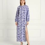 Hill House  Simone Maxi Dress in Lilac Floral Photo 2