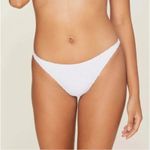 ANDIE  X Demi Moore The Tropez Bikini Bottom In White Crochet‎ Size Medium Photo 0