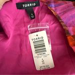 Torrid  Chiffon Tie-Front Pleated Kimono Duster – 4X (NWT) Photo 3