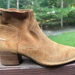 UGG  Women's Bandara Suede Ankle Brown Zip Block Heel Boots/Bootie/Shoes|Size:9.5 Photo 2