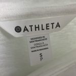 Athleta  Womens Breezy Scoop V Tee Size Small White Short Sleeve Top Activewear Photo 6