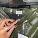 Pistola  Cassie Olive Faux Leather High-Rise Straight-Leg Pants Photo 10