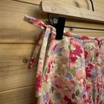 Ann Taylor Vintage Size 4 Linen Floral Print Hip Tie Mini Skirt Photo 10