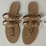 Olivia Miller  Nude Studded Sandals Women’s Size 10  Rockstud Style Photo 3