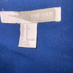 Forever 21 Contemporary Blue Wide Leg Jumpsuit Cut Out Tie Back Size S Photo 7